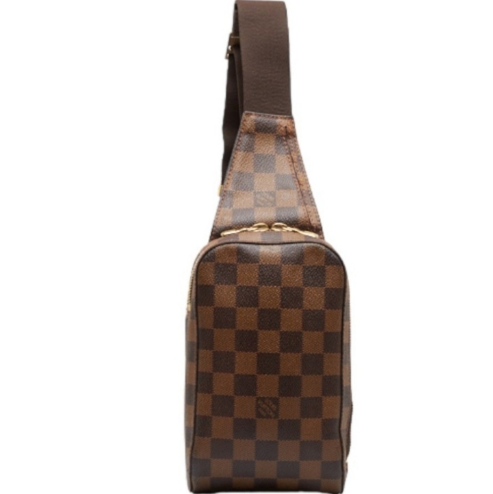 Louis Vuitton Ebony Checkered Crossbody Bag - Picture 1 of 10